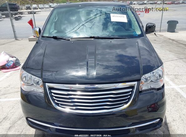 2C4RC1CG8GR233282 2016 CHRYSLER TOWN & COUNTRY Black Instrument cluster view