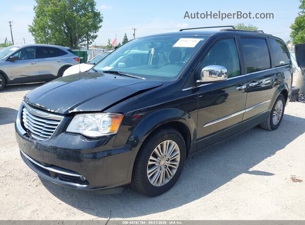 2C4RC1CG8GR247070 2016 CHRYSLER TOWN & COUNTRY Black Передня ліва чверть