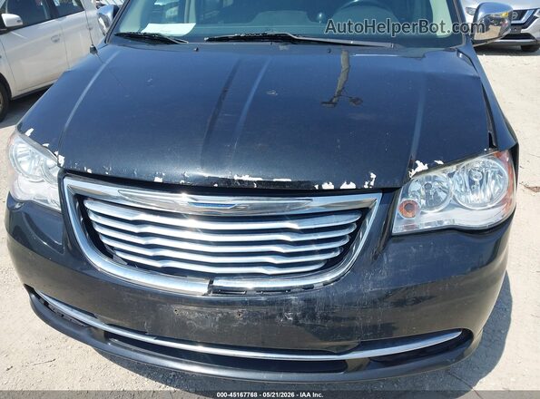 2C4RC1CG8GR247070 2016 CHRYSLER TOWN & COUNTRY Black Вид спереду