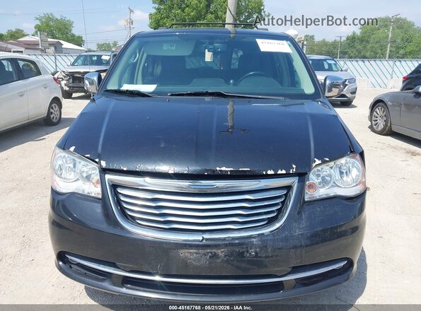 2C4RC1CG8GR247070 2016 CHRYSLER TOWN & COUNTRY Black Вид щитка приладів