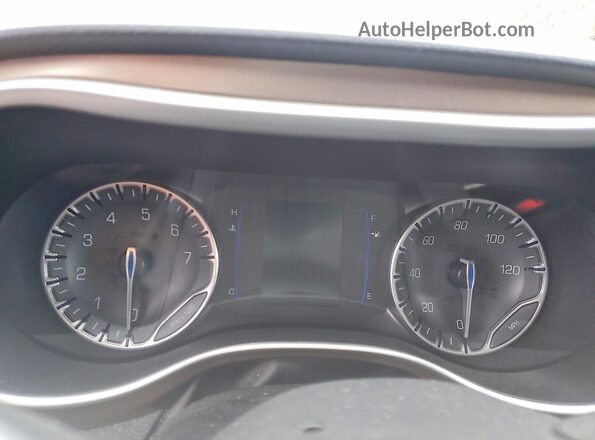 2C4RC1DG0HR805073 2017 CHRYSLER PACIFICA Tan Vista del cuadro de instrumentos