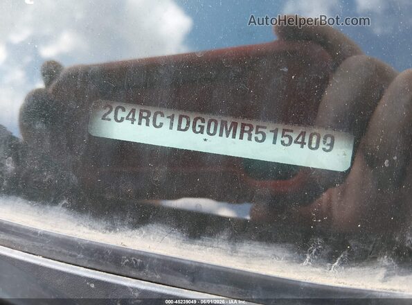 2C4RC1DG0MR515409 2021 CHRYSLER VOYAGER Gray Widok komory silnika