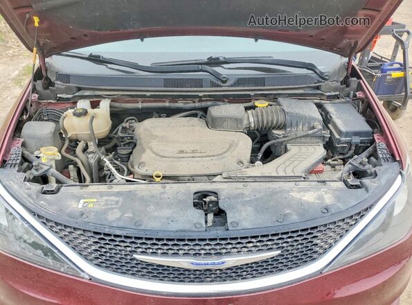 2C4RC1DG2LR264567 2020 CHRYSLER VOYAGER Maroon Engine compartment view