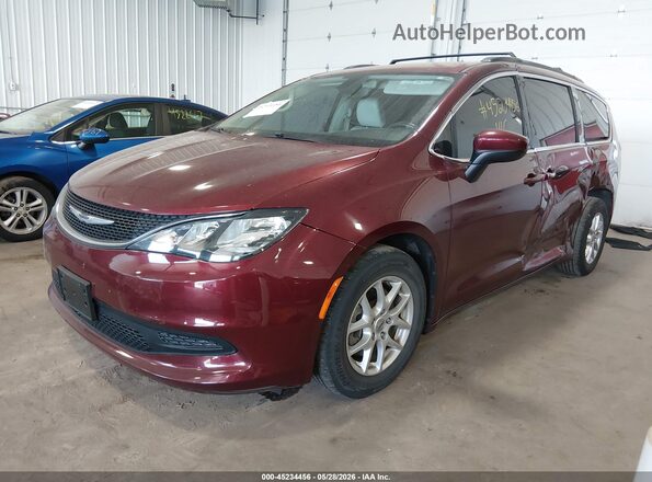 2C4RC1DG4MR542919 2021 CHRYSLER VOYAGER Maroon Przód lewy