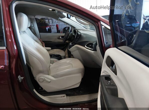 2C4RC1DG4MR542919 2021 CHRYSLER VOYAGER Maroon Widok wnętrza z przodu