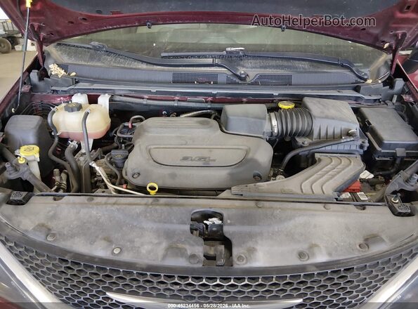 2C4RC1DG4MR542919 2021 CHRYSLER VOYAGER Maroon Widok z tyłu