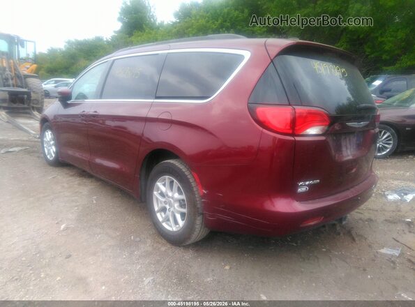 2C4RC1DG5MR509332 2021 CHRYSLER VOYAGER Maroon უკანა მარცხენა