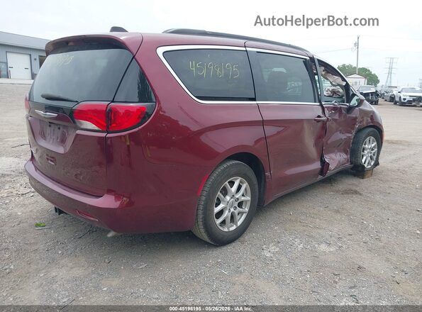 2C4RC1DG5MR509332 2021 CHRYSLER VOYAGER Maroon უკანა მარჯვენა