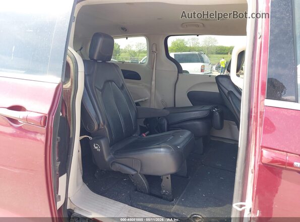 2C4RC1EG8HR559792 2017 CHRYSLER PACIFICA Maroon Widok naklejki z numerem VIN