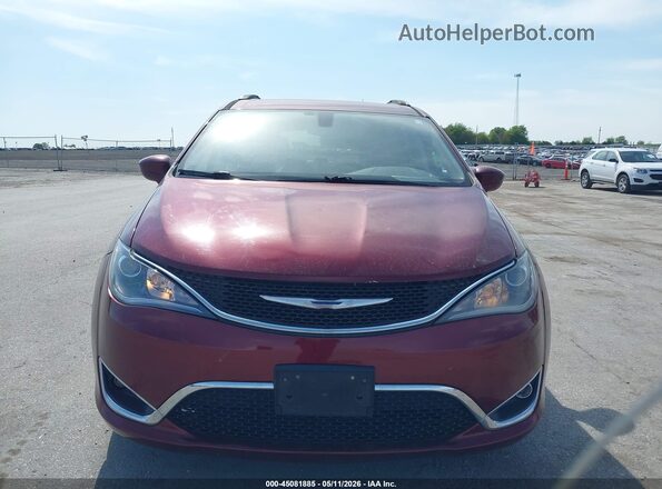 2C4RC1EG8HR559792 2017 CHRYSLER PACIFICA Maroon Widok z przodu