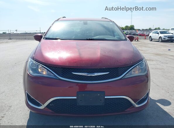 2C4RC1EG8HR559792 2017 CHRYSLER PACIFICA Maroon Widok zestawu wskaźników