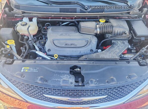 2C4RC1FG3KR630080 2019 CHRYSLER PACIFICA Maroon Widok komory silnika
