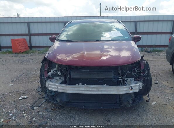 2C4RC1FG8JR334051 2018 CHRYSLER PACIFICA Burgundy Սարքավորումների վահանակի տեսք
