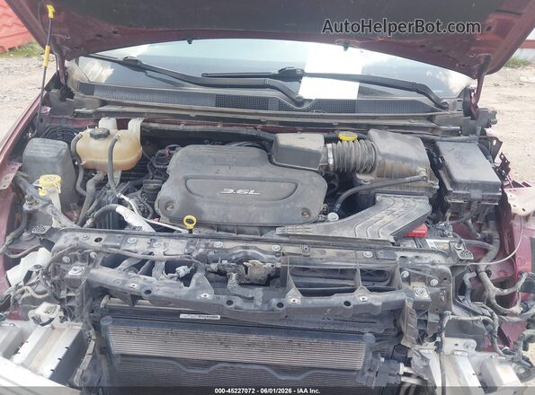 2C4RC1FG8JR334051 2018 CHRYSLER PACIFICA Burgundy Հետևի տեսք