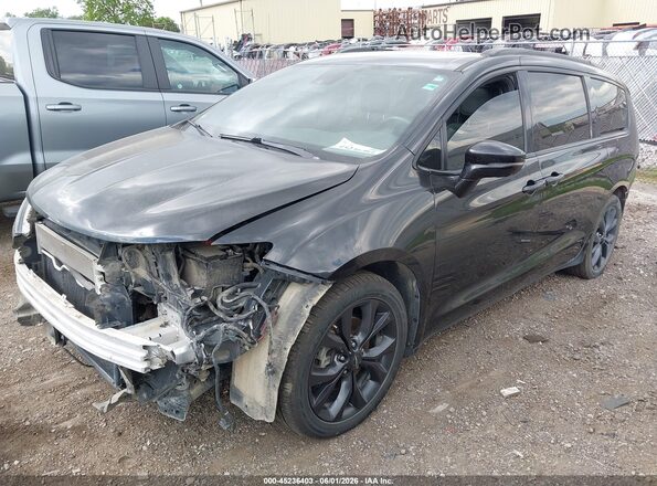 2C4RC1GG0KR634568 2019 CHRYSLER PACIFICA Black Przód lewy