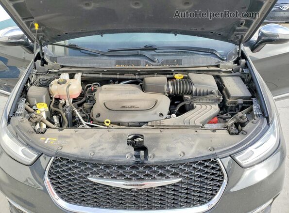 2C4RC1GG0PR557580 2023 CHRYSLER PACIFICA Black Vista del compartimento del motor