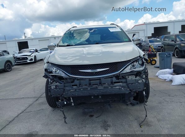 2C4RC1GG1HR764027 2017 CHRYSLER PACIFICA White Vista del cuadro de instrumentos