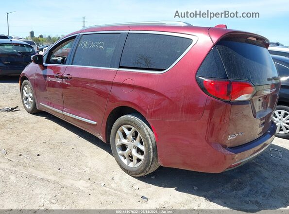 2C4RC1GG5JR149101 2018 CHRYSLER PACIFICA Red Задня ліва чверть