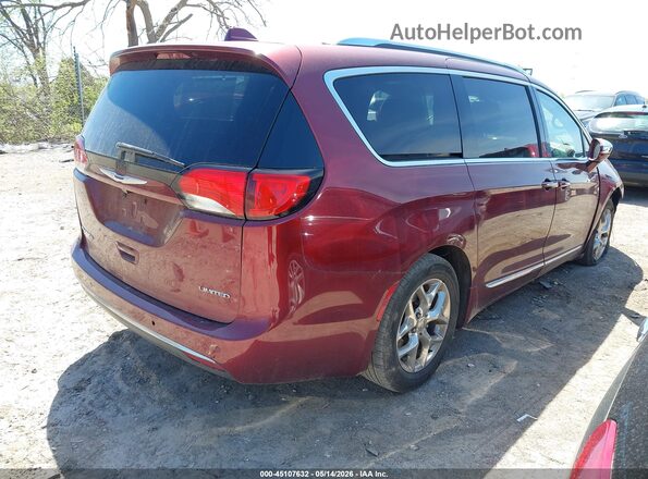2C4RC1GG5JR149101 2018 CHRYSLER PACIFICA Red Задня права чверть