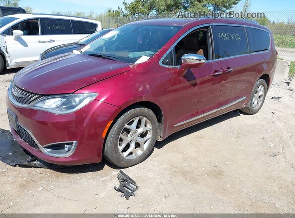 2C4RC1GG5JR149101 2018 CHRYSLER PACIFICA Red Передня ліва чверть