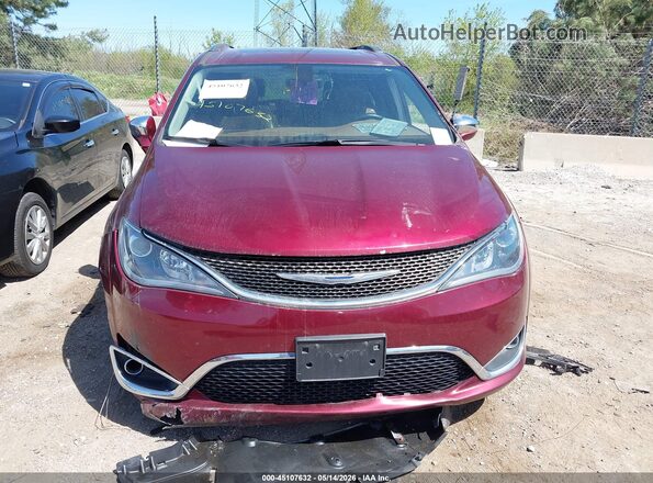 2C4RC1GG5JR149101 2018 CHRYSLER PACIFICA Red Вид щитка приладів