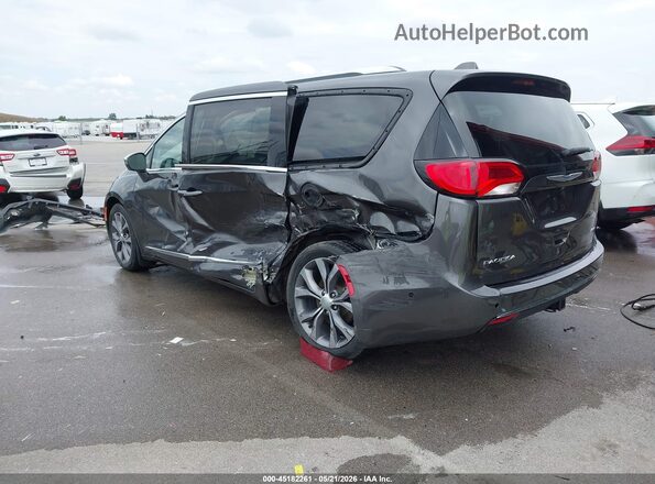2C4RC1GG8JR158505 2018 CHRYSLER PACIFICA Gray Задня ліва чверть