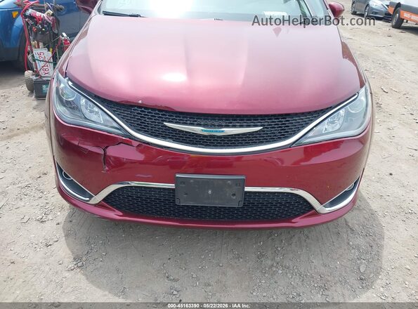 2C4RC1H78LR211057 2020 CHRYSLER PACIFICA Красный Вид щитка приборов