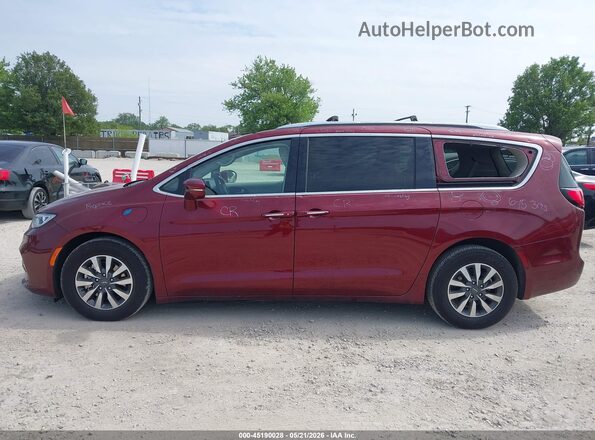 2C4RC1L73MR606191 2021 CHRYSLER PACIFICA Maroon Widok wnętrza 360 stopni
