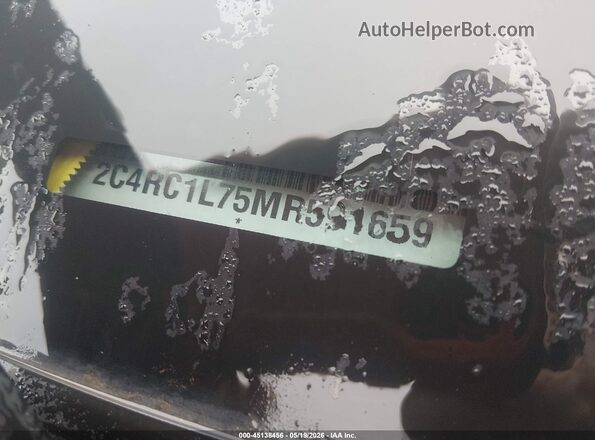 2C4RC1L75MR591659 2021 CHRYSLER PACIFICA Black Շարժիչի բաժամունքի տեսք