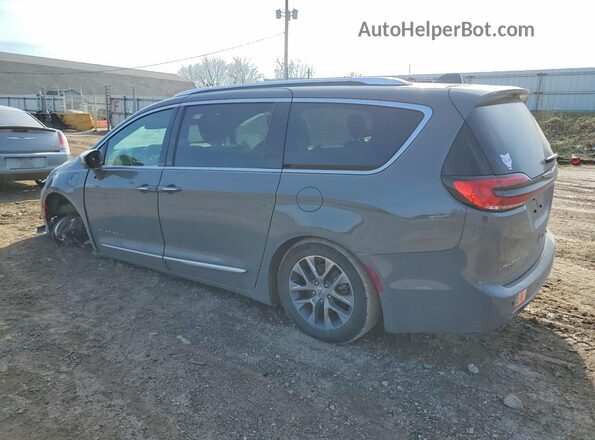 2C4RC1N73MR590510 2021 CHRYSLER PACIFICA Gray Trasero izquierdo