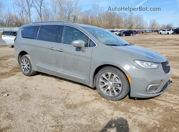 2C4RC1N73MR590510 2021 CHRYSLER PACIFICA Gray Delantero derecho