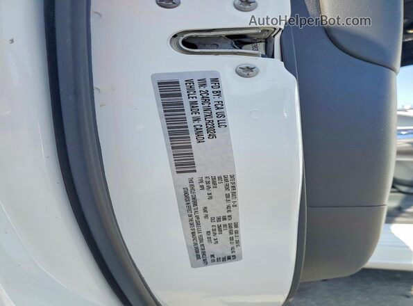 2C4RC1N7XLR230245 2020 CHRYSLER PACIFICA White Панорамний вид салону 360°