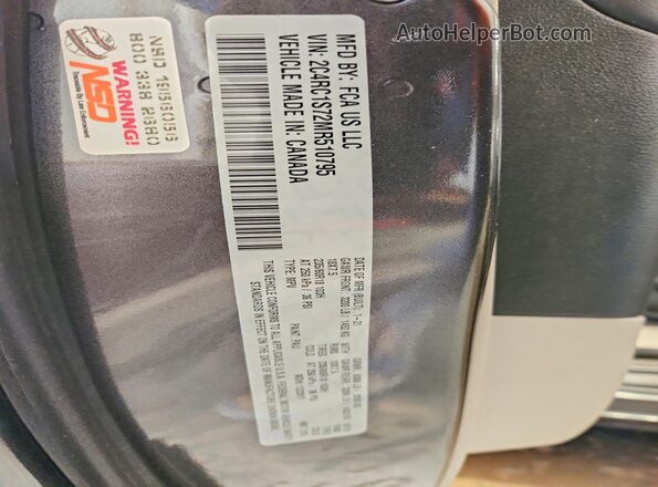 2C4RC1S72MR510795 2021 CHRYSLER PACIFICA Gray 
