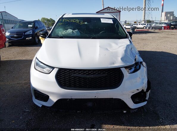 2C4RC1S73PR501639 2023 CHRYSLER PACIFICA White Vista del cuadro de instrumentos