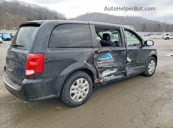 2C4RDGBG9HR605893 2017 DODGE GRAND Black Trasero derecho