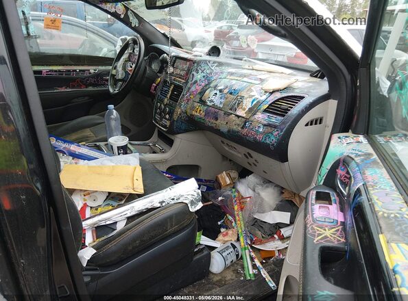 2C4RDGCG0LR194195 2020 DODGE GRAND CARAVAN Black Front interior view