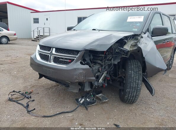 2C4RDGCG1HR862352 2017 DODGE GRAND CARAVAN Gray წინა ხედი