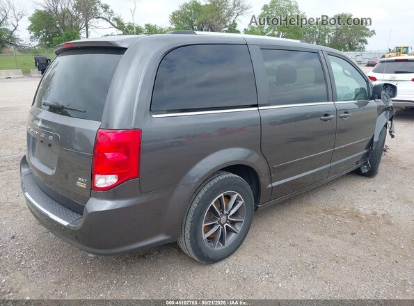 2C4RDGCG1HR862352 2017 DODGE GRAND CARAVAN Gray უკანა მარჯვენა