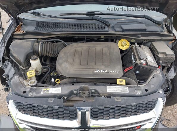2C4RDGCG1HR862352 2017 DODGE GRAND CARAVAN Gray უკანა ხედი