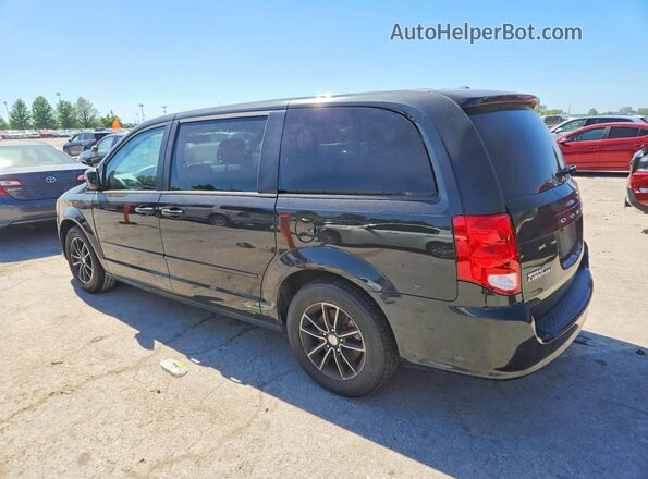 2C4RDGCG2GR398955 2016 DODGE GRAND Черный Задняя левая четверть
