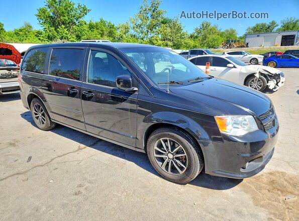 2C4RDGCG2GR398955 2016 DODGE GRAND Черный Передняя правая четверть