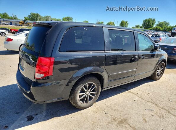 2C4RDGCG2GR398955 2016 DODGE GRAND Черный Задняя правая четверть