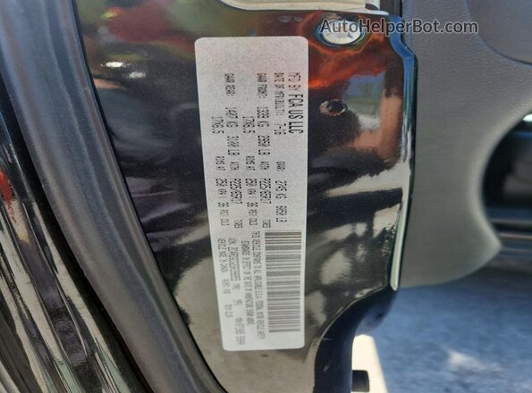 2C4RDGCG2GR398955 2016 DODGE GRAND Черный Вид наклейки с VIN-кодом