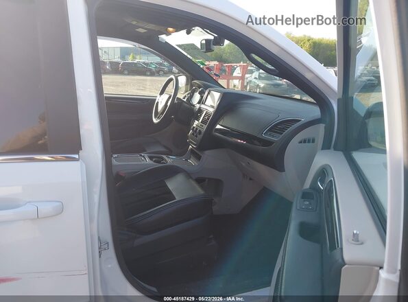 2C4RDGCG2HR573450 2017 DODGE GRAND CARAVAN White Widok wnętrza z przodu