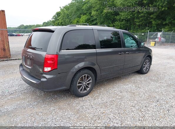 2C4RDGCG2HR800152 2017 DODGE GRAND CARAVAN Black Tył prawy