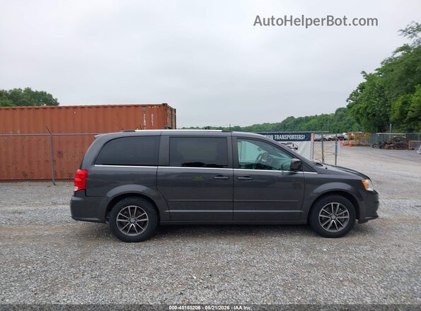 2C4RDGCG2HR800152 2017 DODGE GRAND CARAVAN Black Widok wnętrza z tyłu