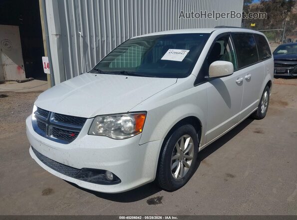 2C4RDGCG2JR265507 2018 DODGE GRAND CARAVAN White Առջևի ձախ երեք քառորդ տեսարան