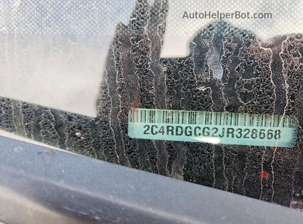 2C4RDGCG2JR328668 2018 DODGE GRAND Gray 