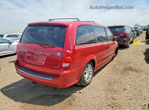 2C4RDGCG3GR276671 2016 DODGE GRAND Красный Задняя правая четверть