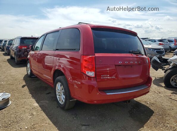 2C4RDGCG3GR276671 2016 DODGE GRAND Красный Задняя левая четверть